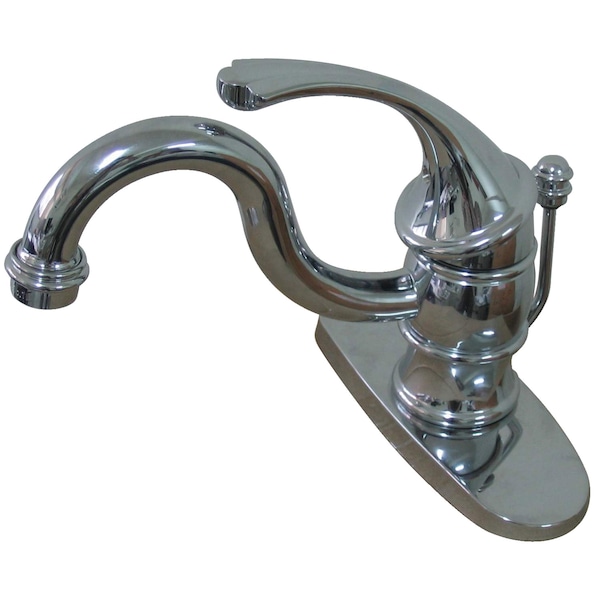 4" Centerset Bathroom Faucet, Chrome